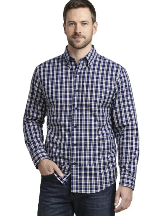 Club Room Long Sleeve Button-Down Shirt - Picture 1 of 10